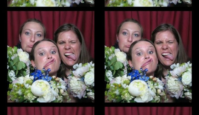 Flower Girls at Photo Booth NY